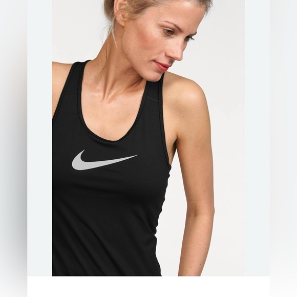Nike Pro Cool Black Racerback Tank Top Women’s - Picture 3 of 12